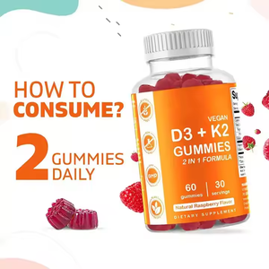 Oem Fabrieksvoorraad Hoogwaardige Vitamine D3 K2 Volwassen Gummy Poeder Zachte Capsules Voedingssupplementen Voor De Gezondheid Van Het Bot - Product Image 2