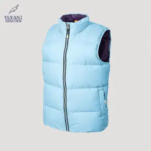 Yufan Custom 2023 New Women Candy Color Vest Sleeveless Down Jacket Casual 90 Down Vest