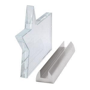 Espositore Rettangolare a Stella con Base in Alluminio - Product Image 3