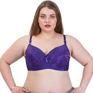 Plus Size Woman Bras Full Cup Adjustable Straps Everyday Big F Cup Woman Bra