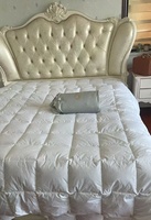 Weiße Entenfedern & Daunen Bettdeckenfüllung Baumwollstoff Daunenfüllung Flauschige Weiße Bettdecke Duvet-Einsatz Warme Steppdeckenfüllung