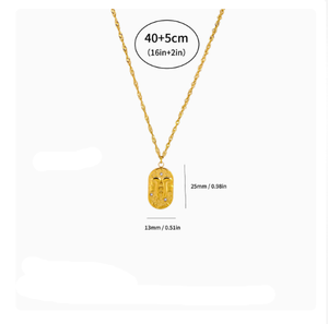Collar <span class=keywords><strong>de</strong></span> Acero Inoxidable Constelación para Hombre y Mujer, Estilo Étnico, Collar para Pareja, Accesorios Transfronterizos - Product Image 4