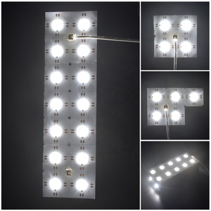 LED tấm ánh sáng với ống kính 170 DC24V 28 Wát 98led 500*250 mét linh hoạt LED Đèn nền tấm cho Trần Onyx Marble Agate đèn nền - Product Image 6