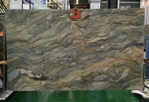 Losas de Cuarzo Natural Union Stone Blue Fusion, Baldosas de Lujo Pulimentadas para Pisos y Paredes, Ideales para Cocina y Villa, Duraderas, Impermeables y Modernas - Product Image 3