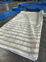 Bâche de bassin à poissons en PE robuste, imperméable, résistante au soleil et aux déchirures, 4x6m, vente en gros