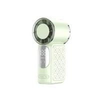 Ventilateur de poche haute vitesse T240 USB avec affichage numérique intelligent, 199 vitesses, couleur bonbon, ventilateur turbo portable pour les voyages en extérieur, personnalisable