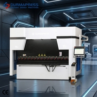 Prensa Plegadora CNC Electrohidráulica Industrial de 135T, 175T, 210T con Tope Trasero Programable Multieje