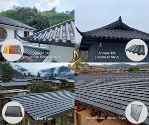 Tejas para <span class=keywords><strong>techos</strong></span> de templo de jardín de estilo chino de Ciudad de China de estilo chino tradicional - Product Image 3