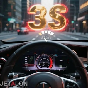 ชุดหน้าปัดดิจิตอลสำหรับรถยนต์เมอร์เซเดสเบนซ์ X253 W205 GLC C Class ปี 2014-2023 รองรับ Carplay และ Android Auto - Product Image 5