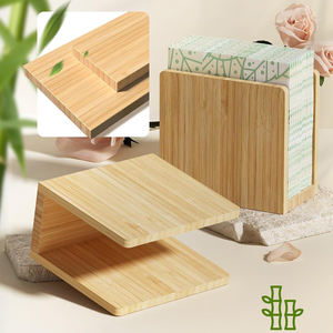 Distributeur de mouchoirs <span class=keywords><strong>carré</strong></span> autoportant de table décoratif de style europé<span class=keywords><strong>en</strong></span> porte-serviettes <span class=keywords><strong>en</strong></span> bambou - Product Image 2