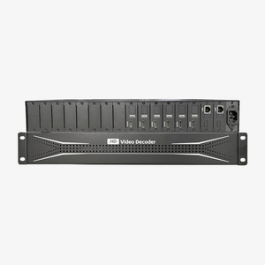 เซิร์ฟเวอร์ถอดรหัสวิดีโอดิจิตอล H.265 4K สำหรับวิดีโอวอลล์ CCTV รองรับ ONVI F/RTSP/SDK พร้อมจอแสดงผลแบบแยก 16 ช่อง - Product Image 1