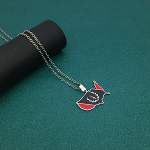Collar con Colgante <span class=keywords><strong>de</strong></span> Cadena <span class=keywords><strong>de</strong></span> Acero Inoxidable y Oro <span class=keywords><strong>de</strong></span> 18K, con Bandera <span class=keywords><strong>de</strong></span> la Herencia Afroamericana Negra Nueva, Bandera <span class=keywords><strong>de</strong></span> Espada <span class=keywords><strong>de</strong></span> 1967 y Bandera <span class=keywords><strong>de</strong></span> Juneteenth - Product Image 5