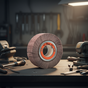 Disco Abrasivo de Tela con Corindón, 200x30x54 mm, Grano 240, para Pulir Metal - Product Image 3