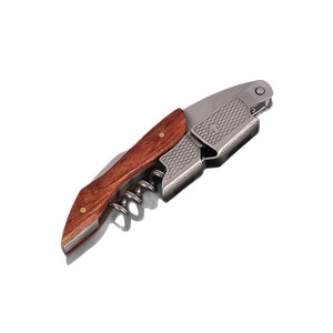 Tire-bouchon en acier inoxydable le plus populaire, ouvre-bouteille <span class=keywords><strong>de</strong></span> <span class=keywords><strong>vin</strong></span> robuste, tire-bouchon en bois - Product Image 1