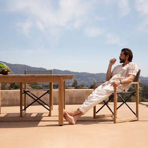 Muebles de exterior de <span class=keywords><strong>madera</strong></span> de teca, juego de comedor de diseño de muebles de <span class=keywords><strong>madera</strong></span> <span class=keywords><strong>para</strong></span> exteriores <span class=keywords><strong>para</strong></span> todo tipo de clima, juego de comedor de <span class=keywords><strong>madera</strong></span> <span class=keywords><strong>para</strong></span> <span class=keywords><strong>patio</strong></span> - Product Image 1