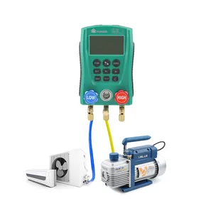 Manómetro de vacío HVAC de colector <span class=keywords><strong>digital</strong></span> Sistema de refrigeración Juego de manómetros - Product Image 1