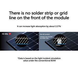 Paneles Solares: 595 Watts, 600, 615, 620, 625 Watts. Paneles Longji - Hi-mo 7 con una Tasa de Absorción Extremadamente Alta. Paneles Solares 595 - Product Image 4