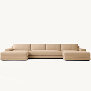 Modern Luxury Design Living Room Furniture Chaise <strong>Wood</strong> <strong>Frame</strong> Modular Sectional Couches U Shape <strong>Sofas</strong> - Product Image 3