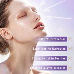 Crème solaire portable pour les voyages en plein air, sans poids, imperméable, SPF50+ <span class=keywords><strong>PA</strong></span>+++ à l'oxyde de zinc, protection UVA/UVB avec cordon - Product Image 3