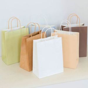 Bolsas de Papel Kraft Impresas Personalizadas, Reciclables, para Compras, Ropa, Regalos, Comida para Llevar, con su Propio Logotipo - Product Image 6