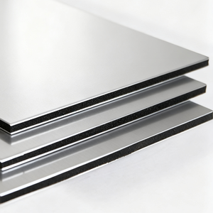Panel de Revestimiento de Pared Exterior para Hoteles Modernos, Lámina <span class=keywords><strong>ACP</strong></span> 4X8, Diseño Personalizado, Gris Negro, Compuesto de Aluminio - Product Image 2