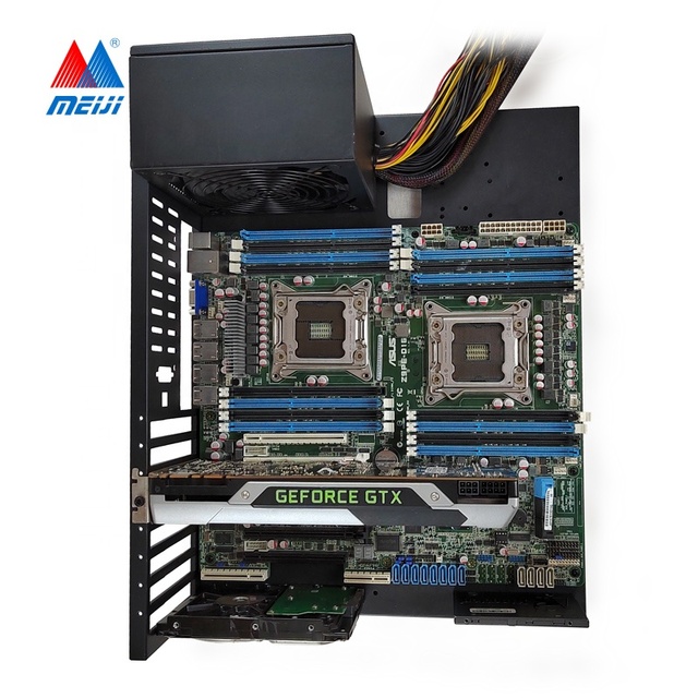 Open Air Computer Case Ultimate Gaming Experience ATX EATX Compatibility Superior Airflow USB Audio Front PC Chassis ITX MATX