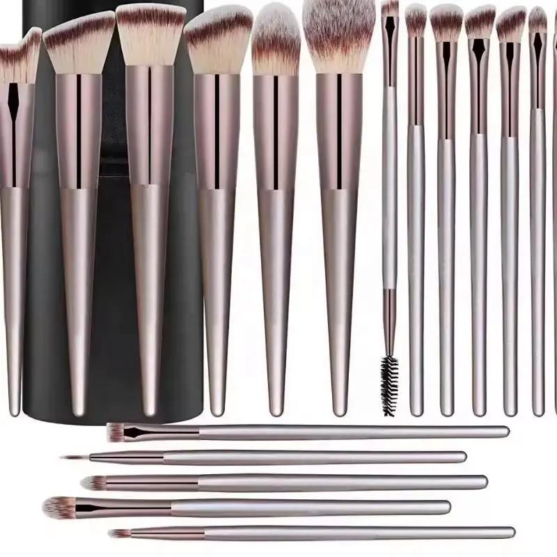 18 PCS make up brushes Synthetic vegan Professional makeup brush Concealer luxury gift wholesale with Case