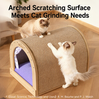 Griffoir pour chat extra-large, universel quatre saisons, durable, écologique, antidérapant et anti-poussière, avec lit de jeu intégré, vente en gros