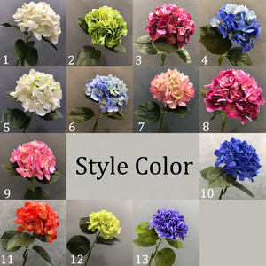 Recomendado: Flor de Hortensia Artificial de Tacto Real de una Sola Cabeza, Hortensias Hidratantes para Decoración de Eventos - Product Image 2