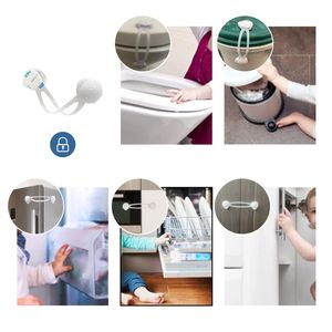 قفل خزانة ملابس زاوية للأطفال الصغار Probebi GC004L قفل حزام أمان للأطفال قفل لأبواب الخزانات - Product Image 5