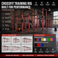 Rack de Potencia Multifuncional Comercial al por Mayor, Rack de Sentadillas de Alta Resistencia, Plataforma de Fitness para Gimnasio, Equipo de Entrenamiento con Logotipo Personalizado