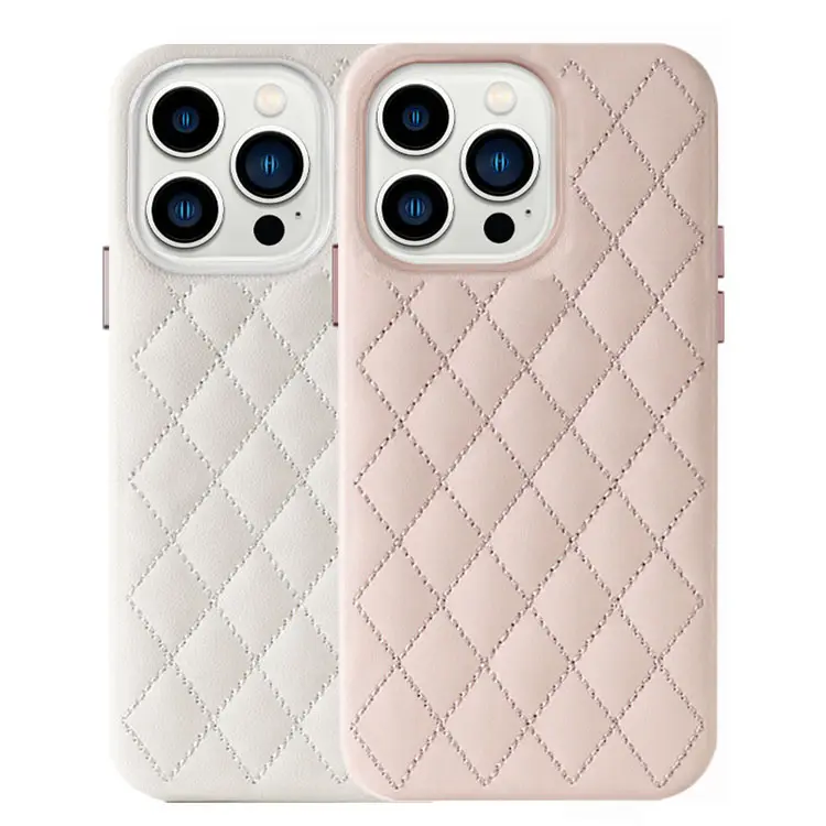 Embossed Mobile Phone Holster For Girls iphone 13 pro max mini Leather Phone Case Cover Holster With Magnetic Wireless Charge