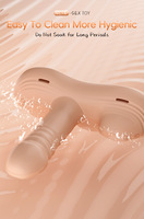 App-gesteuerter Strap-on Dildo mit Kissen für Frauen, vollautomatisch, freihändig, einziehbar, 9 Vibrationsmodi, leise, für den Gebrauch im Wohnheim, für Erwachsene