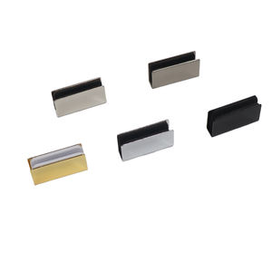 Charnière de porte de douche à pince en verre moderne en acier inoxydable - Product Image 3