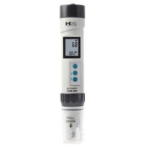 <span class=keywords><strong>HM</strong></span> Digital 4 en 1 COM300 Probador de calidad del agua de plástico impermeable OEM PH /<span class=keywords><strong>TDS</strong></span>/EC Meter - Product Image 1