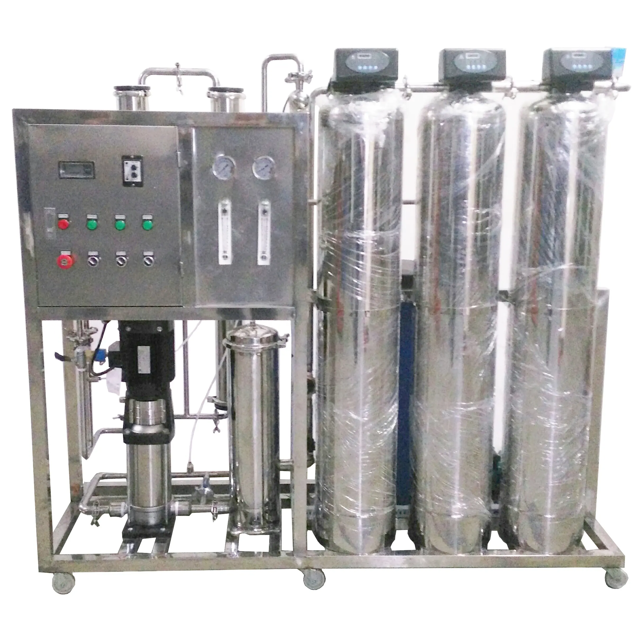 500l/h Reverse Osmosis RO water filter machine pure water system for small bottle water line