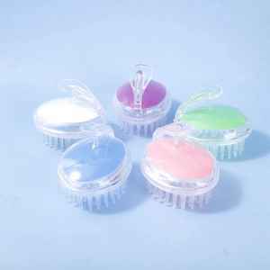 Prijs bespreekbaar, aanpasbaar, compact, opvouwbaar, ovale babyhaarwasborstel, ionisch, waterdicht, zacht ABS handvat, shampoo borstel - Product Image 5