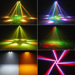 2026 NIEUW 120W Zes-armige RGBW Bewegingskop LED <span class=keywords><strong>Stage</strong></span> Licht DMX Bee-eye Effect Strobe Verlichting LED <span class=keywords><strong>Disco</strong></span> Bewegingskop Licht - Product Image 5