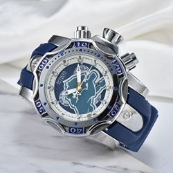Orologio da uomo al quarzo NF INVO con quadrante grande, cinturino in silicone, cassa in lega, stile sportivo, in pronta consegna per il commercio transfrontaliero - Vendita calda - Product Image 6