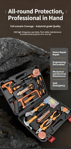 XTXS BYD-37 Juego de Herramientas para <span class=keywords><strong>Electricista</strong></span> de Acero Inoxidable con Estuche Rígido, Juego de Reparación Eléctrica Manual para Bricolaje - Product Image 4