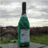 BOYAN bouteille de champagne gonflable sur mesure promotionnelle grande bouteille de champagne en plastique champagne décoratif publicitaire géant