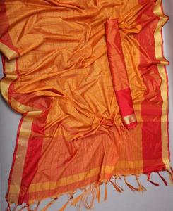 Magnifique nouvelle arrivée dernier concepteur exclusif Banarasi doux Saree en soie pour femme avec chemisier non cousu pièce fantaisie Saree vêtements - Product Image 4