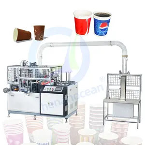 High Speed Cartoon Disposable Intelligent Mini Paper Plate Make Cup Machine Made in Turkey and USA