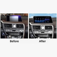 Radio Android de 12.3 Pulgadas con Pantalla Táctil, Navegación GPS, Carplay, DSP, Reproductor MP3 para el Tablero de Lexus RX 2016-2019