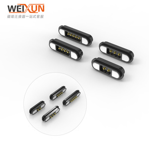 Pogo Pin nối từ 2A hiện tại 2-6pin từ tính Sạc Cáp Thông Minh Ấm đun nước sạc 2.54mm Pitch - Product Image 2