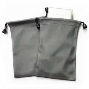 Nouvelle pochette de rangement de luxe personnalisée avec logo, sac à cordon en satin de soie pour perruques, extensions capillaires et mèches de cheveux - Product Image 5