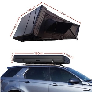 <span class=keywords><strong>Tente</strong></span> <span class=keywords><strong>de</strong></span> toit <span class=keywords><strong>de</strong></span> voiture étanche tout temps SUV/4x4 conception pop-up rapide toit rigide pour camping tout-terrain montage 3-4 personnes - Product Image 3