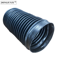 Couvercle de vérin hydraulique flexible, protection contre la poussière, l'eau, l'huile, circulaire, soufflet rond avec bride en PVC