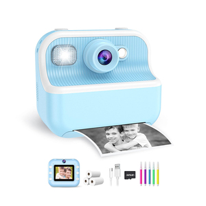 HDデジタルミニカメラ子供用ポータブルおもちゃインスタントカラープリントMOSイメージングセンサーMP3ナイトショット機能プラスチック素材 - Product Image 1