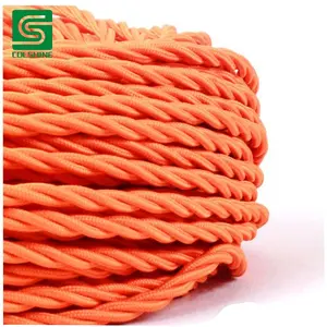 Vintage Decorative Fabric Cable Cotton Twisted Textile Cable